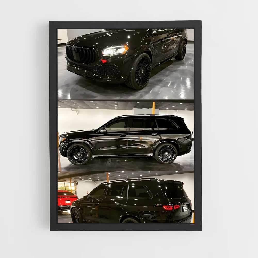 Poster Noire Énergie – affiche Maybach (vue 2)